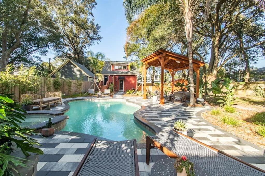 Unique Studio W Pool Spa & Gardens Near Downtown Τζάκσονβιλ Εξωτερικό φωτογραφία