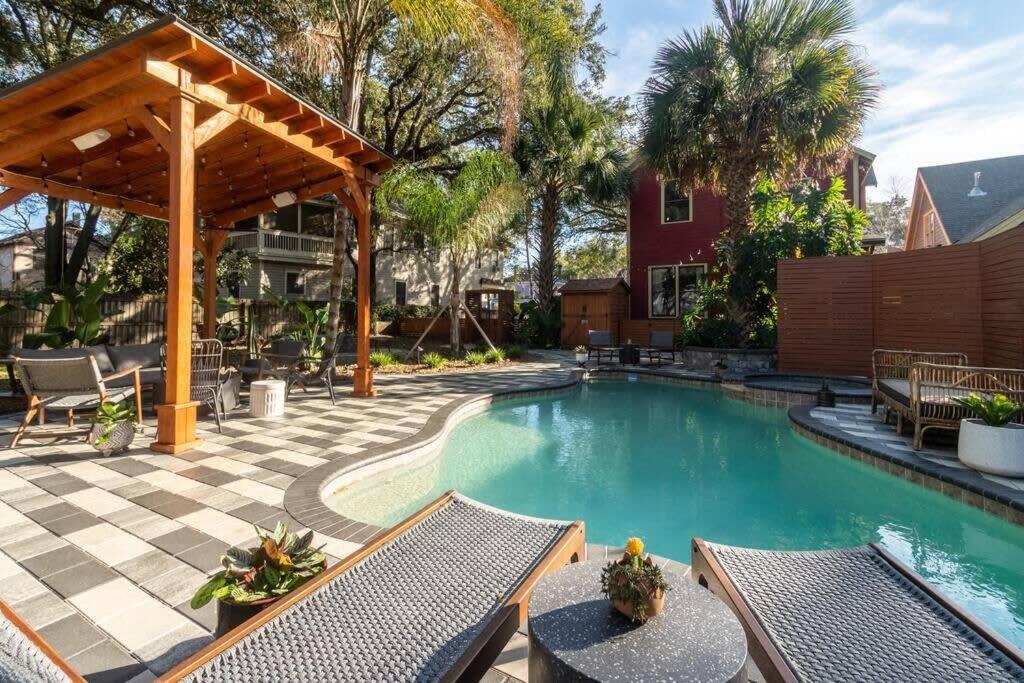 Unique Studio W Pool Spa & Gardens Near Downtown Τζάκσονβιλ Εξωτερικό φωτογραφία